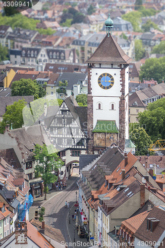 Image of Schwabentor in Freiburg Germany