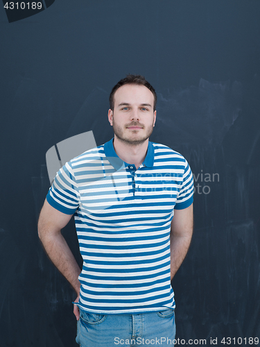 Image of man isolated over a gray background