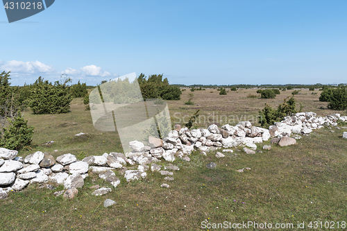 Image of Old collapsed stone wall