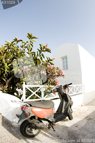 Image of greek island house architecture cyclades