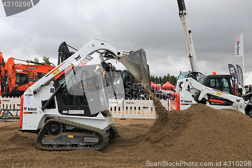 Image of Working with Bobcat Compact Track Loader