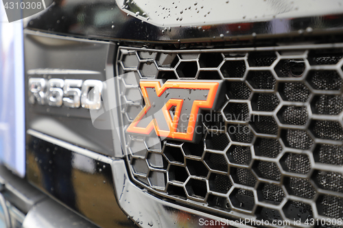 Image of Scania XT Truck Grille Detail