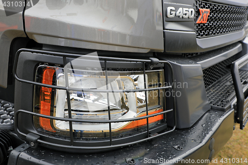 Image of Scania G450 XT Headlamp Protection Detail