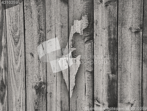 Image of Map of Israel on weathered wood