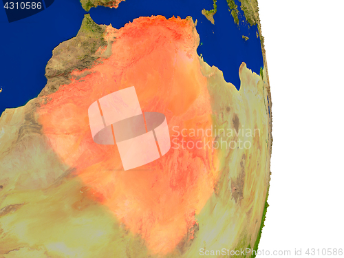 Image of Algeria on Earth