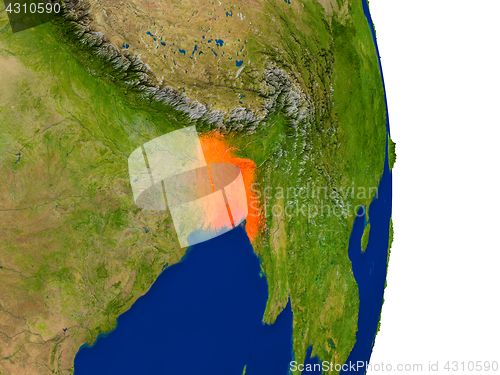 Image of Bangladesh on Earth