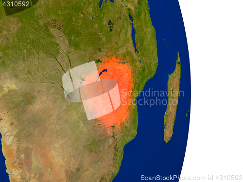 Image of Zimbabwe on Earth