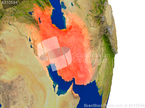 Image of Iran on Earth