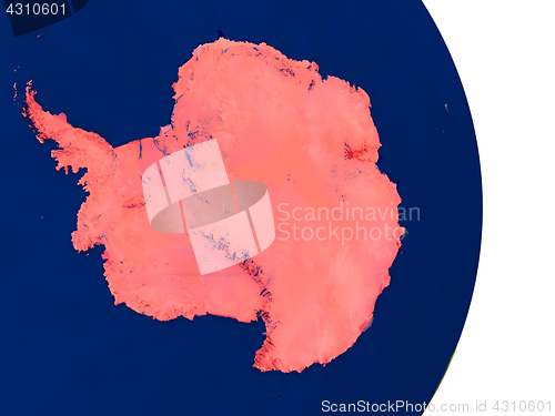 Image of Antarctica on Earth