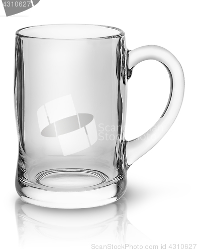 Image of Glass mug for beer top view