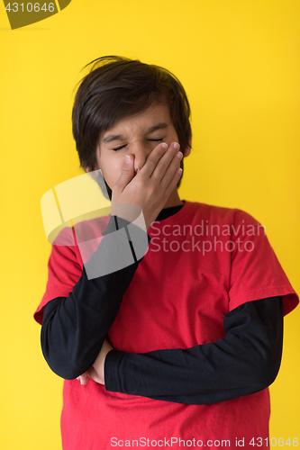 Image of Portrait of a happy young boy