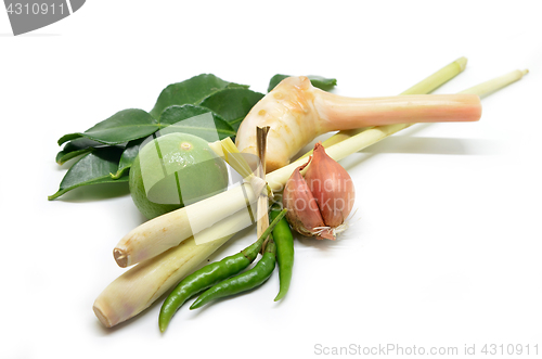 Image of Thai Tom Yam soup herbs