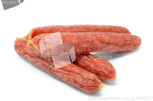 Image of Chinese sausage isolated