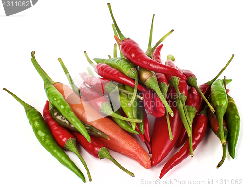 Image of Stack of Chili Peppers