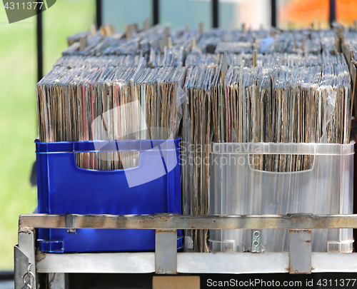 Image of LP vinyl records