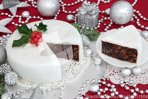 Image of Traditional Iced Christmas Cake