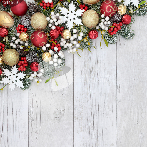 Image of Christmas Background Border