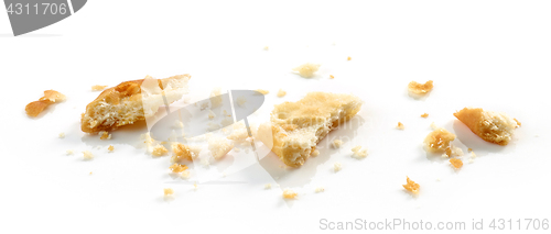 Image of crumbs of cracker