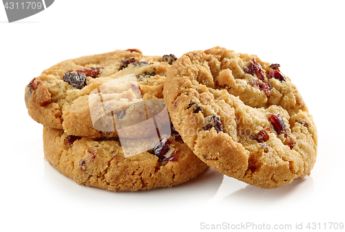 Image of cookies with dried fruit