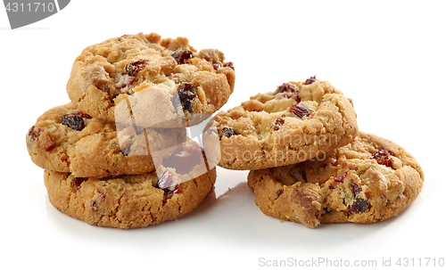 Image of cookies with dried fruit