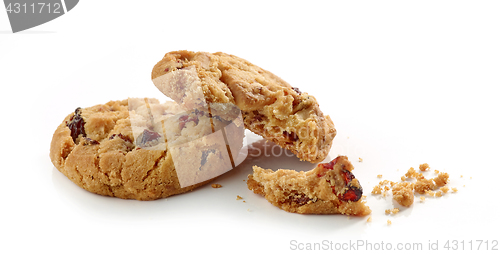 Image of Cookie pieces and crumbs 