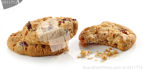 Image of Cookie pieces and crumbs 