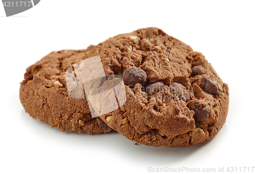 Image of Chocolate and nut cookies