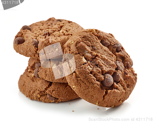 Image of Chocolate and nut cookies