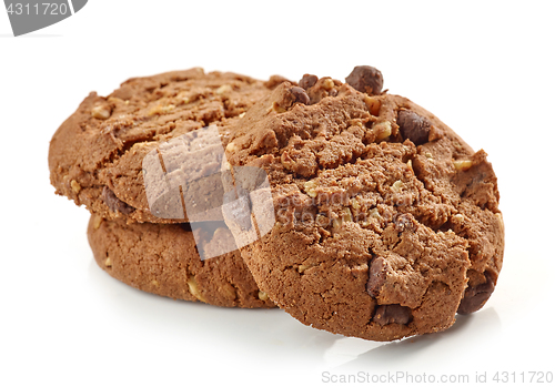 Image of Chocolate and nut cookies