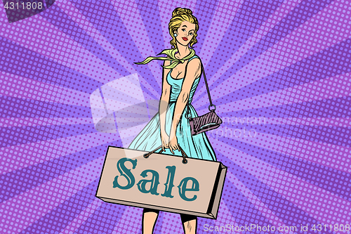 Image of Beautiful young woman on sale