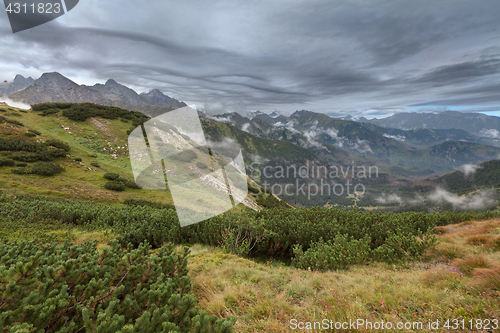 Image of View on high Tatra Mountains, Slovakia, Europe