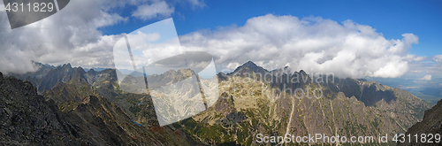 Image of View on high Tatra Mountains, Slovakia, Europe