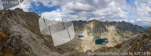 Image of Photo of Vysne Wahlenbergovo pleso lake in High Tatra Mountains, Slovakia, Europe