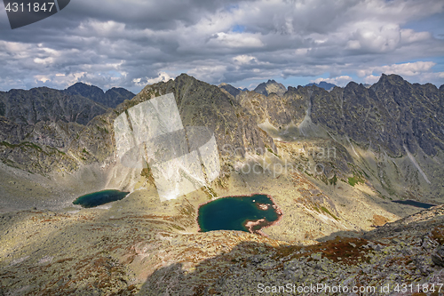 Image of Photo of Mlynicka dolina and Capie pleso lake in High Tatra Mountains, Slovakia, Europe