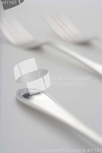 Image of detail of cutlery