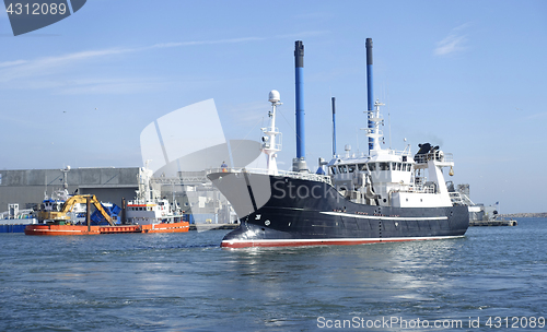 Image of Fishingboat in harbour