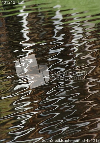 Image of zigzag water reflections