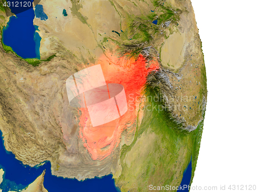 Image of Afghanistan on Earth