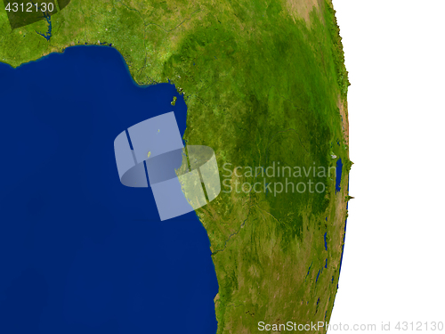Image of Gabon on Earth