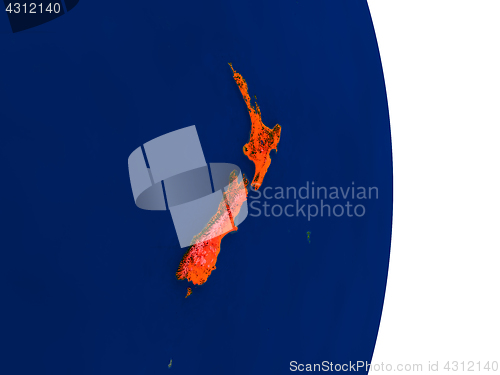 Image of New Zealand on Earth