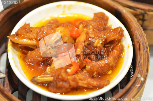 Image of Steamed chicken feet dim sum