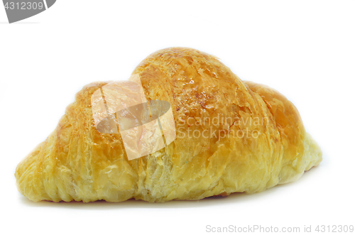 Image of Fresh Croissant isolated on white background