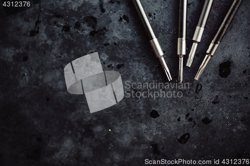 Image of Screwdriver repair tools.