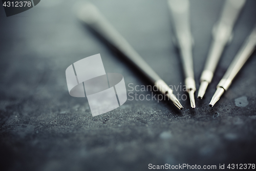 Image of Screwdriver repair tools.