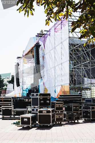 Image of Boxes stage equipment