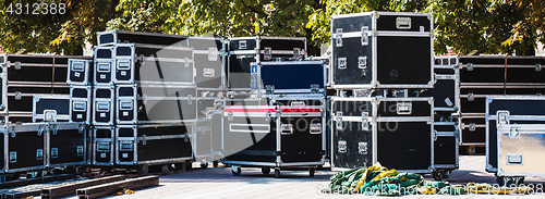 Image of Boxes stage equipment