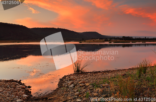 Image of Sunset over Boorooberongal Lake Penrith