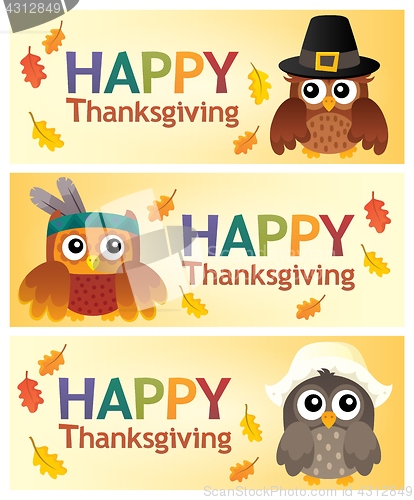 Image of Happy Thanksgiving banners 2