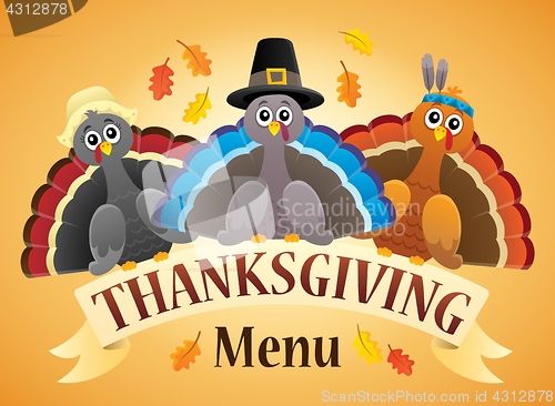 Image of Thanksgiving menu theme image 4