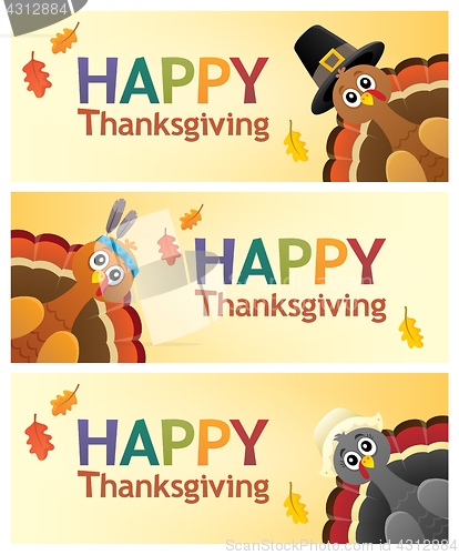 Image of Happy Thanksgiving banners 1